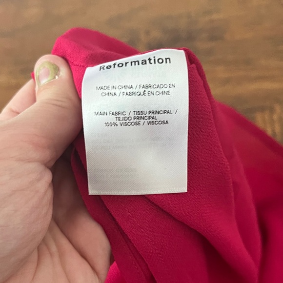 Reformation Dress in Red/pink, XS - Picture 5 of 10